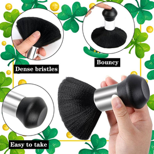 Capa de Peluquería con Patrón de Trébol Verde, Poliéster Resistente al Agua, Capa de Corte de Pelo para Salón de Belleza, Cierre Ajustable con Broches, Reutilizable - Product Image 2