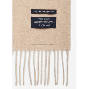 Bufanda de Acrílico Jacquard a Rayas Engrosada de 360g para Hombre, Chal de Invierno para Todas las Estaciones - Sencilla, Cálida, Transpirable, Ligera y Larga - Product Image 2