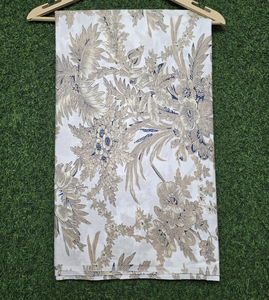 Tela de Algodón Tejida con Rayas Florales Botánicas, Suave, Ligera, Transpirable y Ecológica, por Metro, para Vestidos de Mujer, Costura, Regalo para Ella - Product Image 2