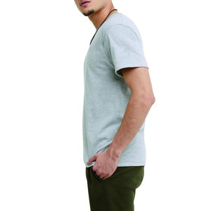 T-shirt homme imprimé sur mesure, 100% coton, couleur unie, coupe ample, fabriqué au Pakistan - Product Image 3