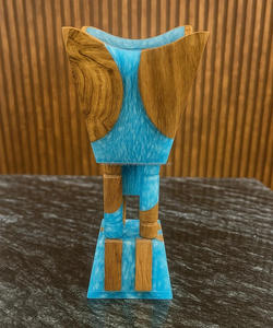 Premium Quality Artisan Epoxy <b>Wood</b> Incense <b>Burner</b> Handcrafted for Fragrant Moments Available at Affordable Price from India - Product Image 4