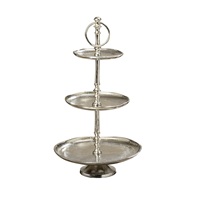 Support à gâteaux à plusieurs niveaux en aluminium, présentoir pour cupcakes, desserts, fruits - idéal pour les fêtes et les buffets