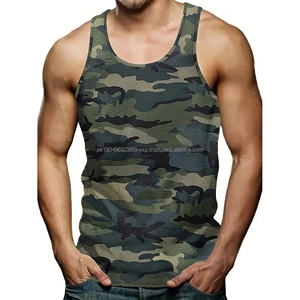 Débardeur Homme Haute Qualité Débardeur Vintage pour Homme en Coton et Polyester - Product Image 4