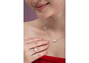 LAX DIORE JEWELS - Anillo de Compromiso de Oro de 14 Quilates con Diamante Ovalado Cultivado en Laboratorio, Certificado IGI, Color D, Joyería de Lujo para Mujer, Regalo de Boda - Product Image 4