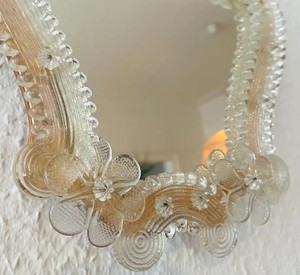 Espejo de Cristal de Murano Veneciano Vintage - Product Image 2
