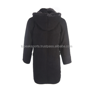 Manteau long trench en cuir noir respirant et écologique pour homme, modèle original tendance 2026, conception personnalisée de haute qualité, vente chaude OEM - Product Image 4