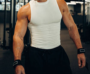 Sangles de levage robustes pour entraînement de musculation, antidérapantes, pour la gym, avec poignée, vente en gros, sangles de levage rembourrées en néoprène pour la force - Product Image 4