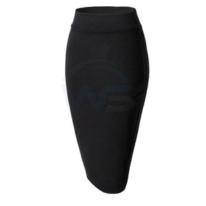 Falda lápiz para mujer, estilo ejecutivo, largo hasta la rodilla, tela elástica, ajustada, para uso diario, fabricación personalizada - Product Image 3
