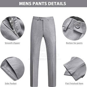 Traje formal elegante para hombre, corte moderno y ajustado con forro suave para oficina y reuniones formales - Product Image 5