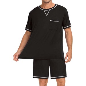 Ensemble de survêtement décontracté d'été pour hommes, nouveau modèle, t-shirt à manches courtes et short, ensemble 2 pièces de marque pour hommes - Product Image 3