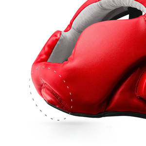 Protector Facial Completo Rojo Avanzado para Sparring - Protección de Impacto de Alta Densidad - Casco de Entrenamiento con Ajuste Seguro - Product Image 3