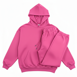 Ensemble de survêtement premium pour homme : sweat à capuche et pantalon de jogging personnalisés, deux pièces, toutes saisons, décontracté, sportif, par le fabricant - Product Image 2