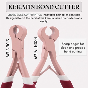 Multi Purpose Keratin Bond <b>Cutter</b> Hair Extension Removal Pliers Stainless Steel Tool for Fusion Micro <b>Ring</b> Maintenance - Product Image 2