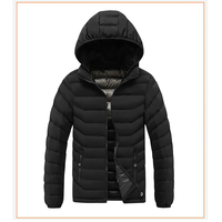 Veste matelassée en laine respirante pour homme, coupe-vent, fine, chaude, décontractée, pour l'extérieur, parka rembourrée
