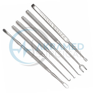 Ensemble d'instruments de rhinoplastie de précision Akramed Surgical, 50 pièces, en acier inoxydable, outils de chirurgie plastique nasale, certifié CE ISO13485 - Product Image 6
