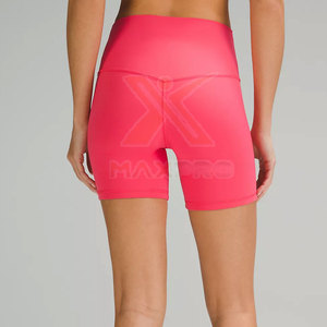 Shorts de compression pour femmes à taille haute, respirants, à prix abordable, marque privée - Product Image 2