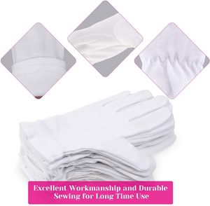 High Stretchable Cotton Liner <b>Gloves</b> OEM ODM Service Acceptable Safety <b>Glove</b> Reinforced Stitched Knitted Cotton Lined <b>Gloves</b> - Product Image 5