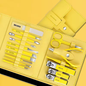 Juego de Manicura y Pedicura Profesional de Acero Inoxidable, Duradero, Color Personalizado, para Hombres y Mujeres, Uso Doméstico, Última Tendencia, Nuevo Estilo - Product Image 4