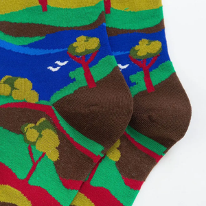 Chaussettes en coton à motifs multicolores, tendance, fonctionnelles, pour un usage quotidien estival, confortables, style tendance, offre ODM - Product Image 3