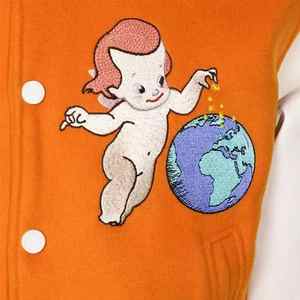 Blousons universitaires pour hommes à col montant, personnalisables, avec manches en cuir, produit fiable, tendance mode - Product Image 5