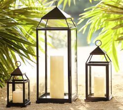 Durable metal candle lantern with strong handle easy to carry for outdoor activities and <b>emergency</b> <b>lighting</b> purposes - Product Image 5