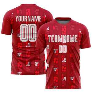 Camiseta de Fútbol para Hombre al por Mayor con Número y Logotipo Personalizados, Camiseta de Fútbol Transpirable de Secado Rápido y Camisetas Sublimadas Personalizadas - Product Image 5