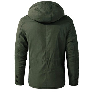 New Custom Style Faux Fur Parka Men's Down Jacket Premium Warm Hooded Winter <b>Coat</b> Insulated Thick Stylish Outdoor Wear for Men - Product Image 3