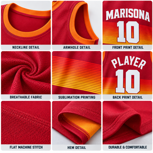 Maillot d'entraînement de basketball personnalisé pour jeunes, sublimé, léger et respirant, uniforme d'entraînement d'équipe pour enfants, vêtements de sport personnalisés OEM - Product Image 3