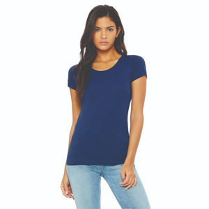 Camiseta Informal de Algodón Grueso para Mujer, Transpirable, Ecológica, con Logotipo Impreso Digitalmente, Manga Corta, Bordado - Product Image 1