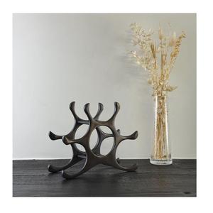 Élégant présentoir à vin décoratif en métal, nouveau design - Product Image 1