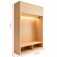 Armoire de cabine de bateau de croisière, armoire en bois marine