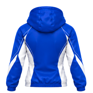 Conjunto Deportivo Personalizado para Mujer, Chaqueta Deportiva con Capucha y Cierre, y Pantalones Jogger Acampanados para Entrenamiento Físico, Running y Deportes - Product Image 4