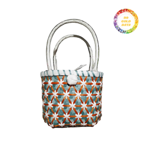 Bolso de mano pequeño de plástico tejido a precio competitivo para pedidos al por mayor - Product Image 5