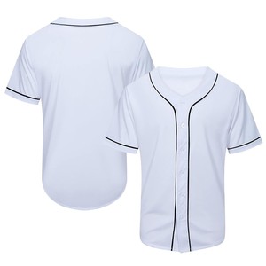 Mens 6 Button Baseball Jersey Pullover Sport Shirt Contrast Trim Lightweight <b>Game</b> Day Street Wear Athletic Top - Product Image 3