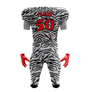 Uniforme de Fútbol Americano Sublimado 100% Poliéster Transpirable, Servicio OEM de Alta Calidad, Precio Bajo al por Mayor Internacional - Product Image 5