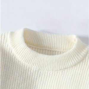 Grande demande, personnalisation élevée, 100% coton, prix de gros, pulls tricotés pour hommes, anti-rides, col rond, manches longues, pulls pour hommes - Product Image 4