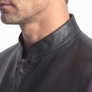 Custom Men's <b>Leather</b> <b>Blazer</b> Genuine Cowhide <b>Jacket</b> Men's Vintage <b>Leather</b> <b>Blazer</b> Fashion Coat Men's <b>Leather</b> <b>Blazer</b> - Product Image 5