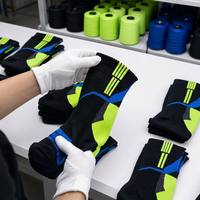 Chaussettes de sport athlétiques personnalisées à compression et amorti pour hommes – Respirantes pour la course, l'entraînement, le tennis et le basketball