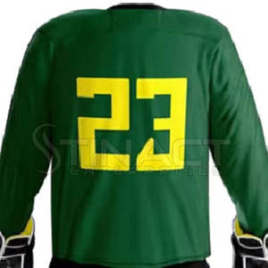 Ensemble uniforme de hockey sur glace professionnel pour hommes, comprenant un maillot et un pantalon, fabriqué en matériau de qualité supérieure, conçu pour une utilisation à long terme. - Product Image 5