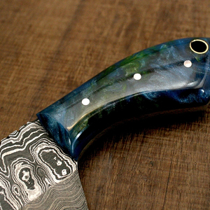 Damascus Steel Cleaver Knife Custom Handmade Outdoor <b>Camping</b> Hunting Kitchen Chopping Blade Heavy Duty Sharp Cutting <b>Tool</b> - Product Image 4