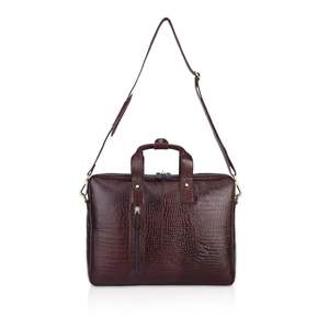 Fabricante del mejor maletín de cuero genuino de vaca vintage personalizado para hombre de 15 pulgadas, bolsa de viaje de gran capacidad para documentos. - Product Image 4