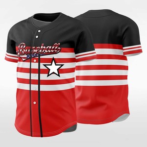 Camiseta de Béisbol Sublimada Transpirable Profesional para Jóvenes, Logotipo del Equipo Personalizado, Ropa Deportiva con Estampado Completo para Escuelas - Product Image 1