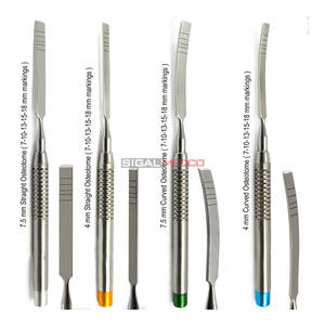 Ensemble de ciseaux dentaires de haute qualité pour la périodontie, l'implantologie et la chirurgie, ciseaux à os professionnels Ochsenbein - Product Image 6