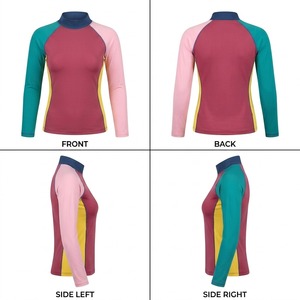 Chemise de protection contre les UV pour femmes UPF 50, manches longues, compression, séchage rapide, pour la natation, le surf, la plongée, la pêche, les sports nautiques - Product Image 2
