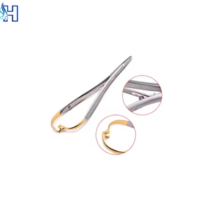 Porte-aiguille Mathieu en acier inoxydable avec mors en carbure de tungstène pour procédures médicales et vétérinaires - Product Image 5