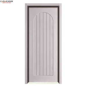Elegante Puerta de Madera MDF con Patrones Sencillos, Estilo Rústico, Insonorizada, Aislante Térmico, Reducción de Ruido, Resistente al Agua - Product Image 3
