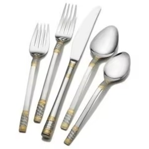 Modern Restaurant Dining Stainless Steel Cutlery Set Premium Kitchen <b>Flatware</b> - Product Image 3