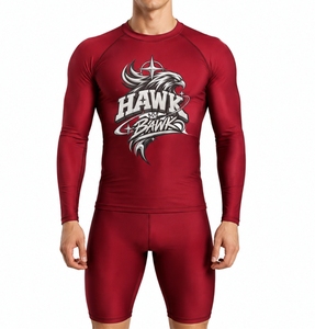 Custom Men <b>Long</b> <b>Sleeve</b> <b>Swimsuit</b> Full Body Swimwear Athletic Swim Suit Premium Quality Stretch Fabric Comfort Fit Wear For Men - Product Image 1
