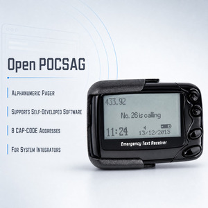 เครื่องเรียกแบบ POCSAG ตัวอักษรและตัวเลขระยะไกล จอ LCD หลายภาษา พร้อมระบบแจ้งเตือนการสั่นสะเทือน สำหรับโรงพยาบาล พยาบาล โรงงาน ระบบเรียกในโรงงาน - Product Image 1