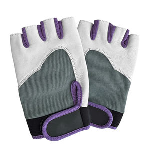 Gants de musculation en cuir avec sangle de poignet réglable et antidérapants pour hommes - Product Image 3